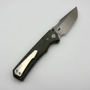 Chaves Knives Sam Tran Arison Street Black Micarta & Belt Satin Elmax Blue Label