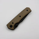 Chaves Knives Sam Tran Arison Street Green Micarta & Black PVD Elmax Blue Label