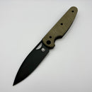 Chaves Knives Brad Blount The Phase 229 Black Micarta w/ PVD Elmax Blade Blue Label