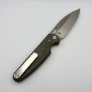 Chaves Knives Brad Blount The Phase 229 Black Micarta w/ Belt Finish Elmax Blade Blue Label