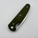 Chaves Knives Brad Blount The Phase 229 OD Green G-10 w/ Belt Finish Elmax Blade Blue Label