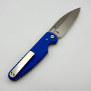 Chaves Knives Brad Blount The Phase 229 Blue G-10 w/ Belt Finish Elmax Blade Blue Label