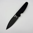 Chaves Knives Brad Blount The Phase 229 Black G-10 w/ PVD Elmax Blade Blue Label