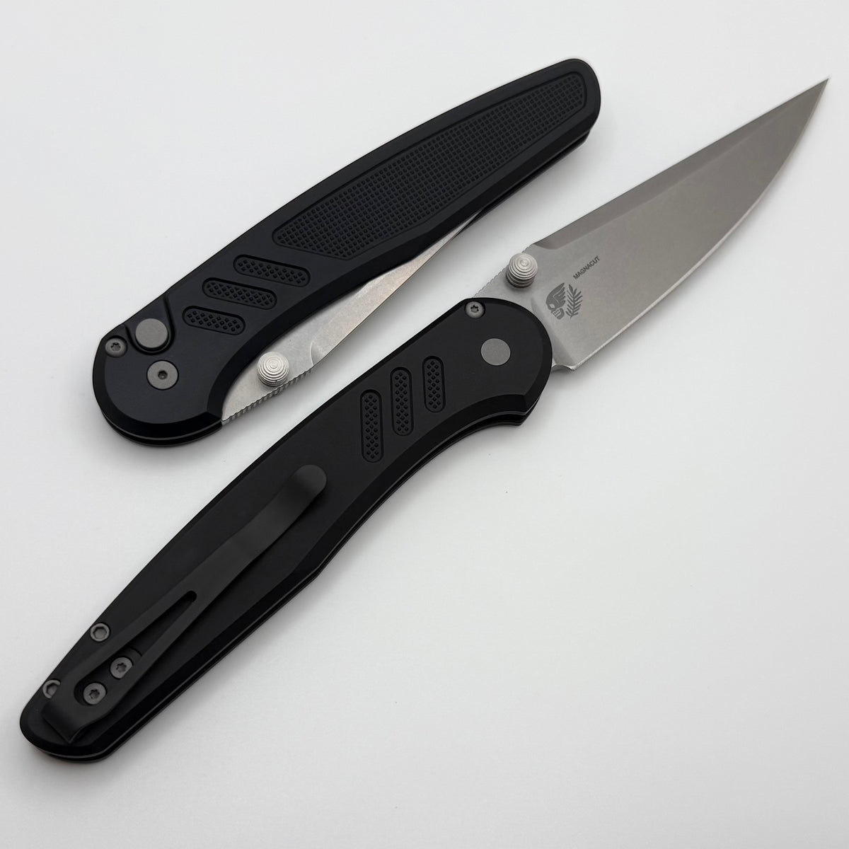 Pro-Tech Avalon Peace Neighbor w/ Knurled Black Aluminum Handle & Magn