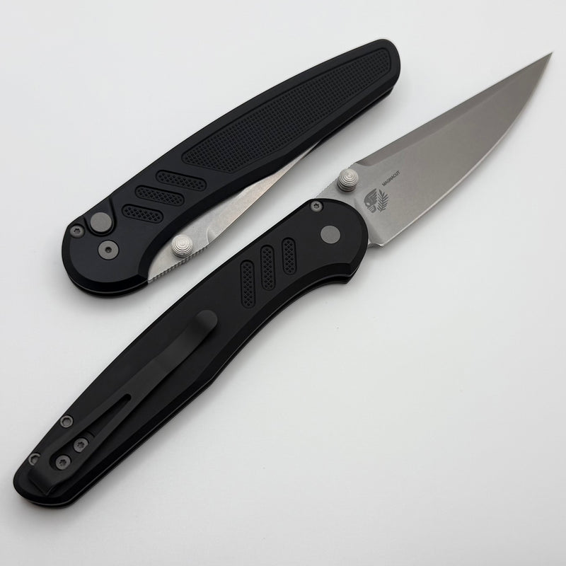 Pro-Tech Avalon Peace Neighbor w/ Knurled Black Aluminum Handle & Magn
