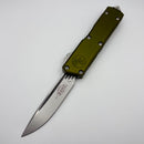 Microtech Scarab 2 Gen 3 Executive w/ OD Green Handles & S/E Stonewash M390MK 1176-10OD