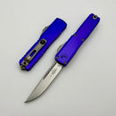 Microtech UTX-70 Gen IV w/ Purple Handle & Stonewash S/E M390MK 11484-10PU