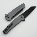 Pro-Tech Malibu Gray Handle w/ DLC MagnaCut Reverse Tanto Blade 5403-Grey