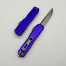 Microtech UTX-70 Gen IV w/ Purple Handle & Stonewash S/E M390MK 11484-10PU