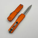 Microtech UTX-70 Gen IV w/ Orange Handle & D/E Stonewash M390MK 11474-10OR