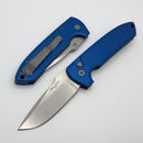 Pro-Tech Les George Rockeye Blue Handle & Stonewash MagnaCut LG3101-Blue