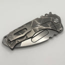Medford Prae T S45VN Tumbled Tanto & Tumbled "Stained Glass" Handle (Consignment)