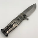 Medford USMC Fighter Flipper S45VN, Tumbled Handle, PVD Hardware (Consignment)