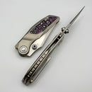 North Mountain Blade Great Hornbill Titanium w/ Glow Carbon Fiber Inlay & M390 2604-GLOWCF-PK