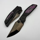 North Mountain Blade Great Hornbill Titanium w/ Glow Carbon Fiber Inlay & DLC M390 2604-GLOWCF-PK-DLC