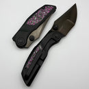 North Mountain Blade Great Hornbill Titanium w/ Glow Carbon Fiber Inlay & DLC M390 2604-GLOWCF-PK-DLC