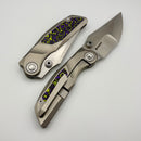 North Mountain Blade Great Hornbill Titanium w/ Purple/Green Carbon Fiber Inlay & M390 2604-PRGR