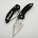 Microtech Knives Manual Stitch RAM LOK Frag Black Aluminum & Stonewashed M390MK 169RL-10FR