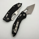 Microtech Knives Manual Stitch RAM LOK Frag Black Aluminum & Stonewashed M390MK 169RL-10FR