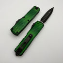 Microtech UTX-85 Gen IV Green X-51 Handle w/ D/E M390MK Signature Series 12324-1GRX51S