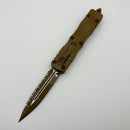 Microtech Dirac Sand Dune Camo D/E Full-Serrated Signature Series 225-3DUCS