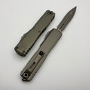 Microtech Ultratech Gen IV D/E Apocalyptic Part-Serrated w/ Natural Clear Handle 11224-11APNC