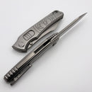 Hawk Designs Talon Auto Brightwash w/ Titanium Overlay Handle & M390