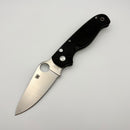 Spyderco Knives ButtonUp Black G-10 Handles and 8CR13MOV Blade C275GP