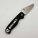 Spyderco Knives ButtonUp Black G-10 Handles and 8CR13MOV Blade C275GP