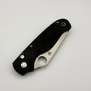 Spyderco Knives ButtonUp Black G-10 Handles and 8CR13MOV Blade C275GP