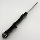 Microtech Marfione Select Halo IV Black Handle w/ Stonewash Clip Point M390MK 1150-10MS1 (Consignment)