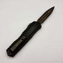 Pre-Owned Microtech Marfione Select Cypher II Black & D/E Baker Forge Copper-Mai 1242-16MS3