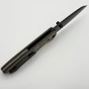 Chaves Knives Brad Blount The Arrestor 229 Green Micarta w/ PVD Elmax Blade Blue Label