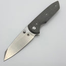 Chaves Knives Brad Blount The Arrestor 229 Black Micarta w/ Belt Satin Elmax Blade Blue Label