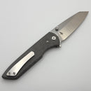 Chaves Knives Brad Blount The Arrestor 229 Black Micarta w/ Belt Satin Elmax Blade Blue Label