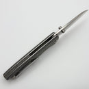 Chaves Knives Brad Blount The Arrestor 229 Black Micarta w/ Belt Satin Elmax Blade Blue Label