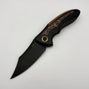 We Knife VARG Black Titanium w/ Copper Foil Carbon FIber & Blackwash Magnacut WE25074-1
