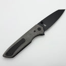 Chaves Knives Brad Blount The Arrestor 229 Black Micarta w/ PVD Elmax Blade Blue Label