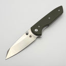 Chaves Knives Brad Blount The Arrestor 229 OD Green G-10 w/ Belt Finish Elmax Blade Blue Label
