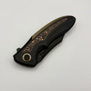 We Knife VARG Black Titanium w/ Copper Foil Carbon FIber & Blackwash Magnacut WE25074-1