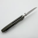 Chaves Knives Brad Blount The Arrestor 229 OD Green G-10 w/ Belt Finish Elmax Blade Blue Label