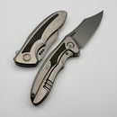We Knife VARG Titanium w/ Black/Yellow Carbon Fiber & Stonewashed Magnacut WE25074-2