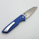 Chaves Knives Brad Blount The Arrestor 229 Blue G-10 w/ Belt Finish Elmax Blade Blue Label