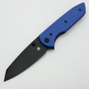 Chaves Knives Brad Blount The Arrestor 229 Blue G-10 w/ PVD Elmax Blade Blue Label