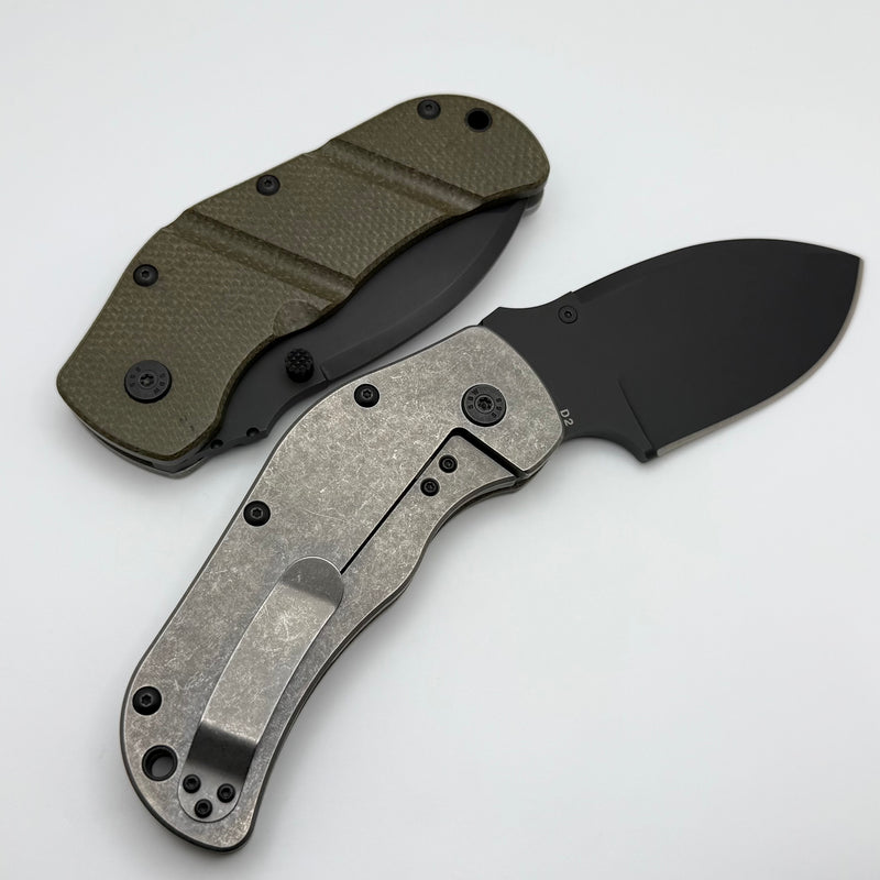 Sniper Bladeworks TOG w/ OD Green G-10 Handles & Black D2