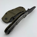 Sniper Bladeworks TOG w/ OD Green G-10 Handles & Black D2