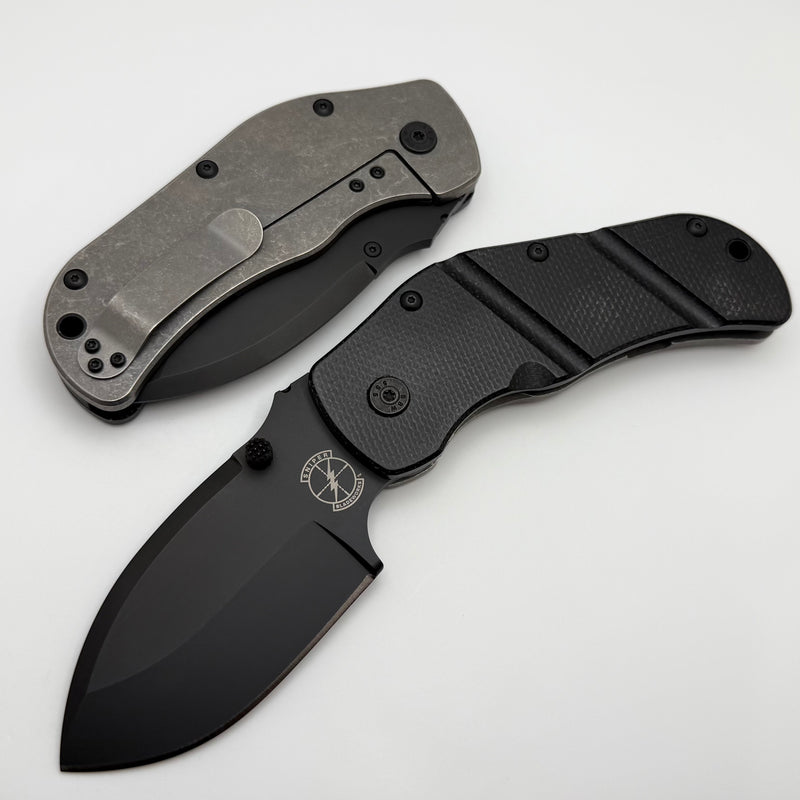 Sniper Bladeworks TOG w/ Black G-10 Handles & Black D2