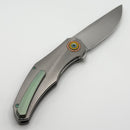 Holt Bladeworks Renegade w/ Titanium Ridgeback Burnished Handles & M390 Near Mirror 286
