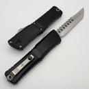 Marfione Custom Knives Combat Troodon LT Gen III Mirror Polished Hellhound w/ Black Handle & Flamed Accents