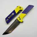 North Mountain Blade Chop2 w/ Purple G-10 & Green Aluminum Handles & DLC SLD-MAGIC 2407-PRGR-DLC